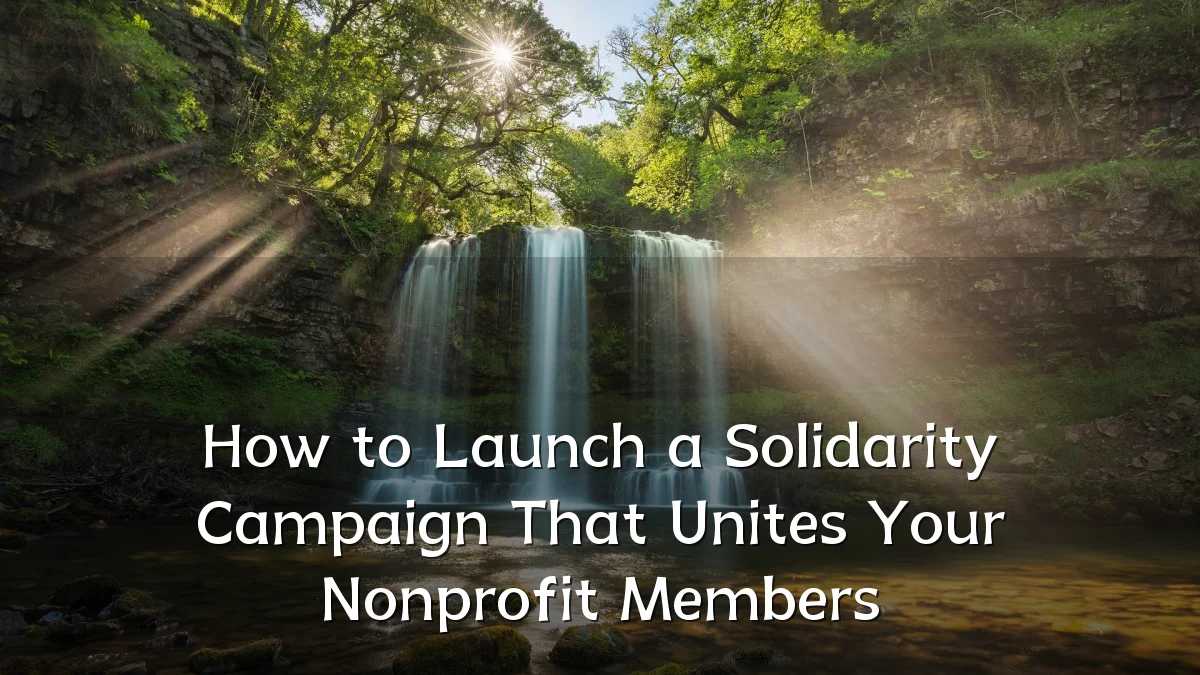 How to Launch a Solidarity Campaign That Unites Your Nonprofit Members