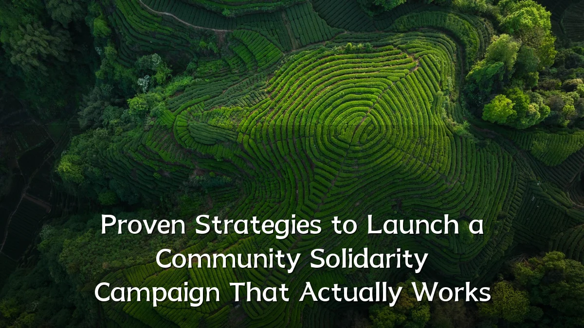 Proven Strategies to Launch a Community Solidarity Campaign That Actually Works