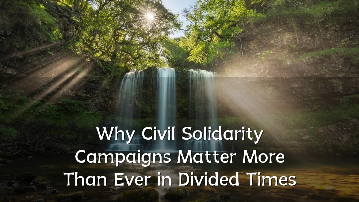 Why Civil Solidarity Campaigns Matter More Than Ever in Divided Times
