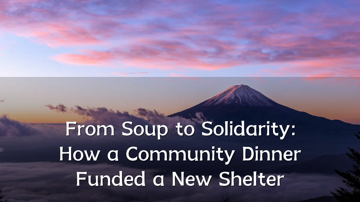 From Soup to Solidarity: How a Community Dinner Funded a New Shelter