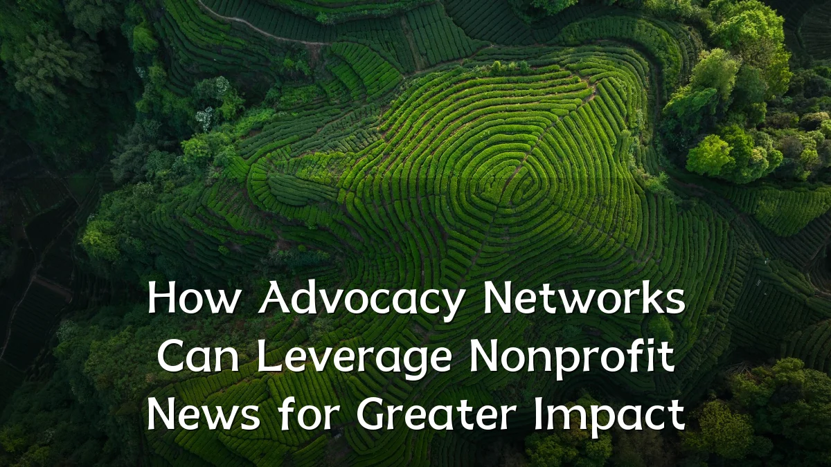 How Advocacy Networks Can Leverage Nonprofit News for Greater Impact