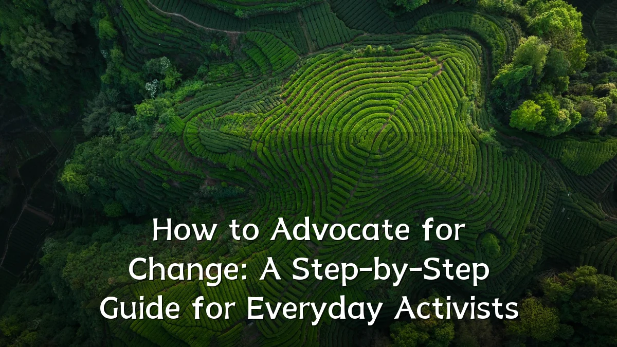 How to Advocate for Change: A Step-by-Step Guide for Everyday Activists