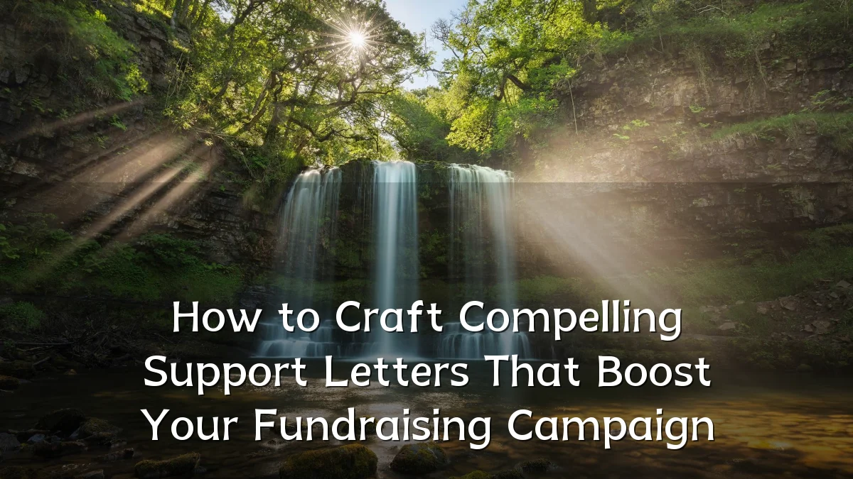 How to Craft Compelling Support Letters That Boost Your Fundraising Campaign