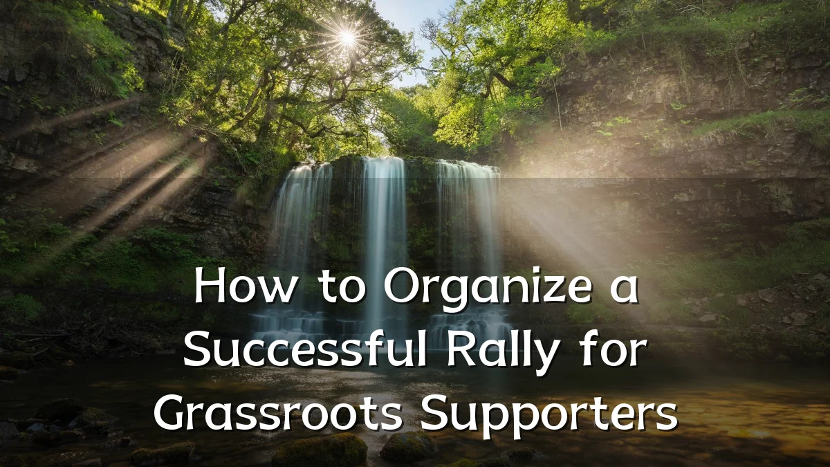 How to Organize a Successful Rally for Grassroots Supporters