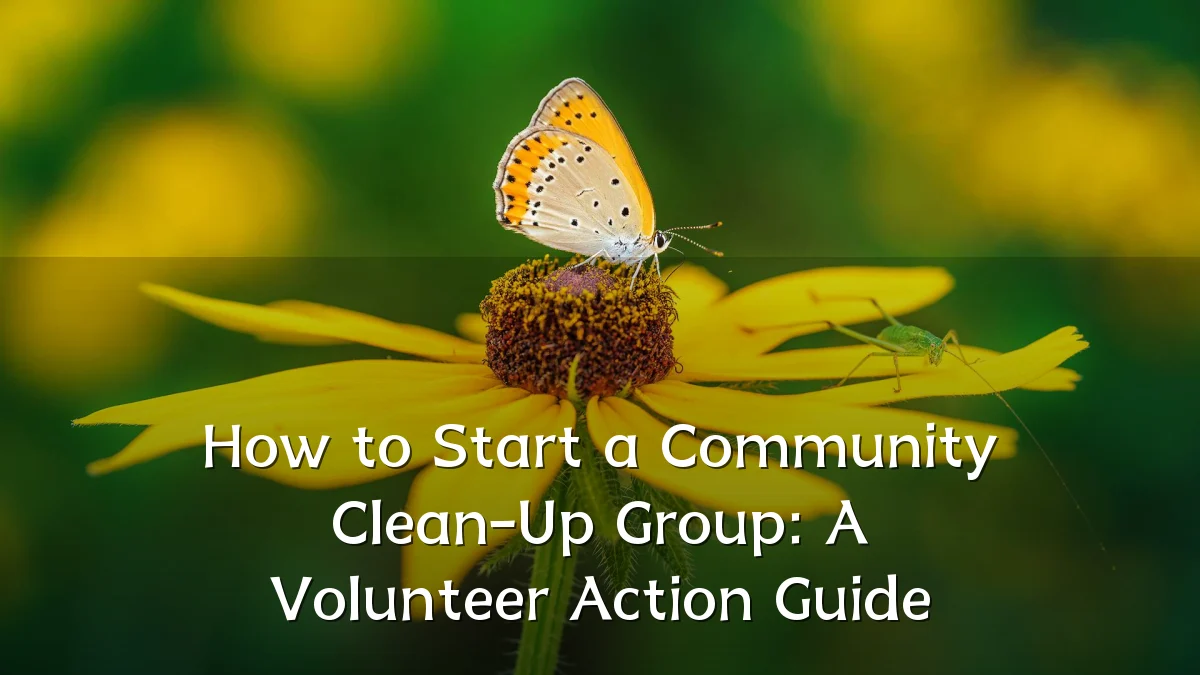 How to Start a Community Clean-Up Group: A Volunteer Action Guide