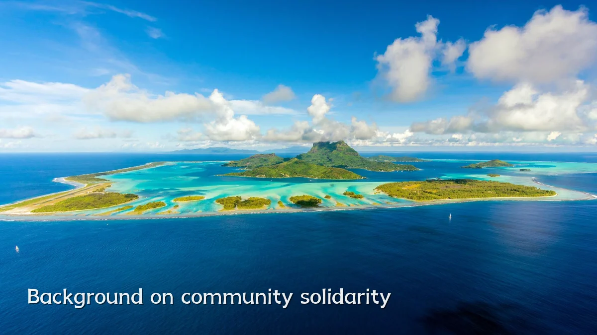 Background on community solidarity