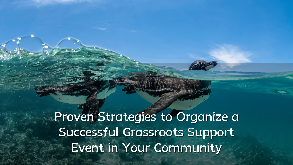Proven Strategies to Organize a Successful Grassroots Support Event in Your Community