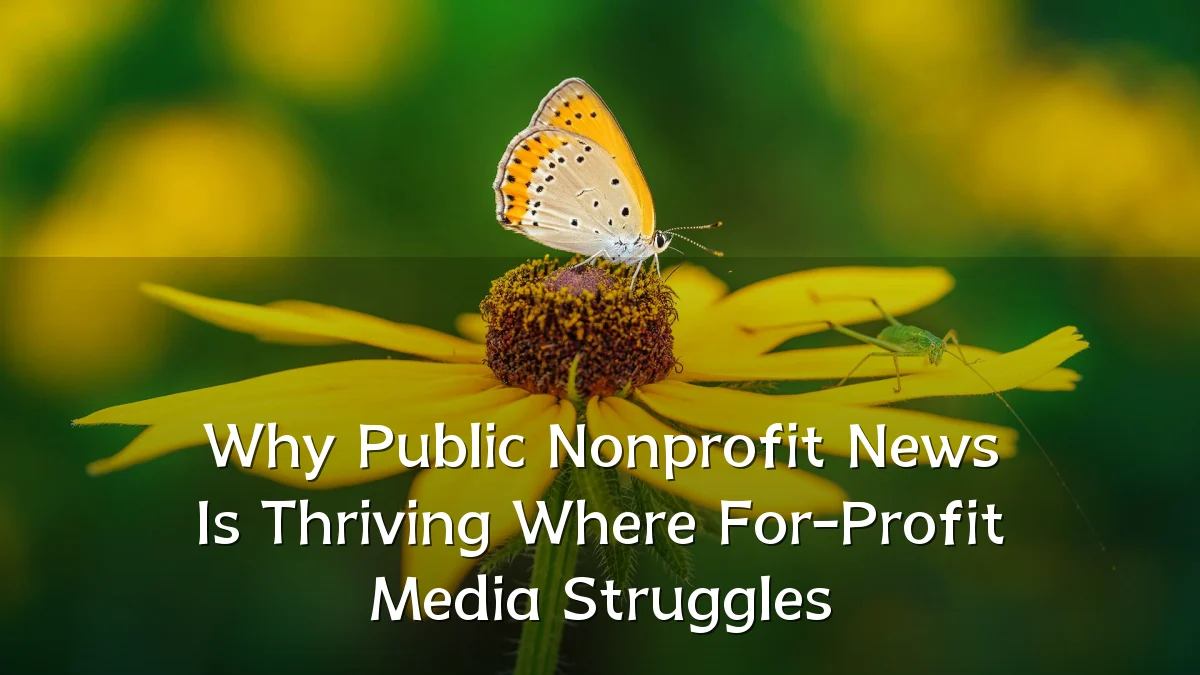Why Public Nonprofit News Is Thriving Where For-Profit Media Struggles