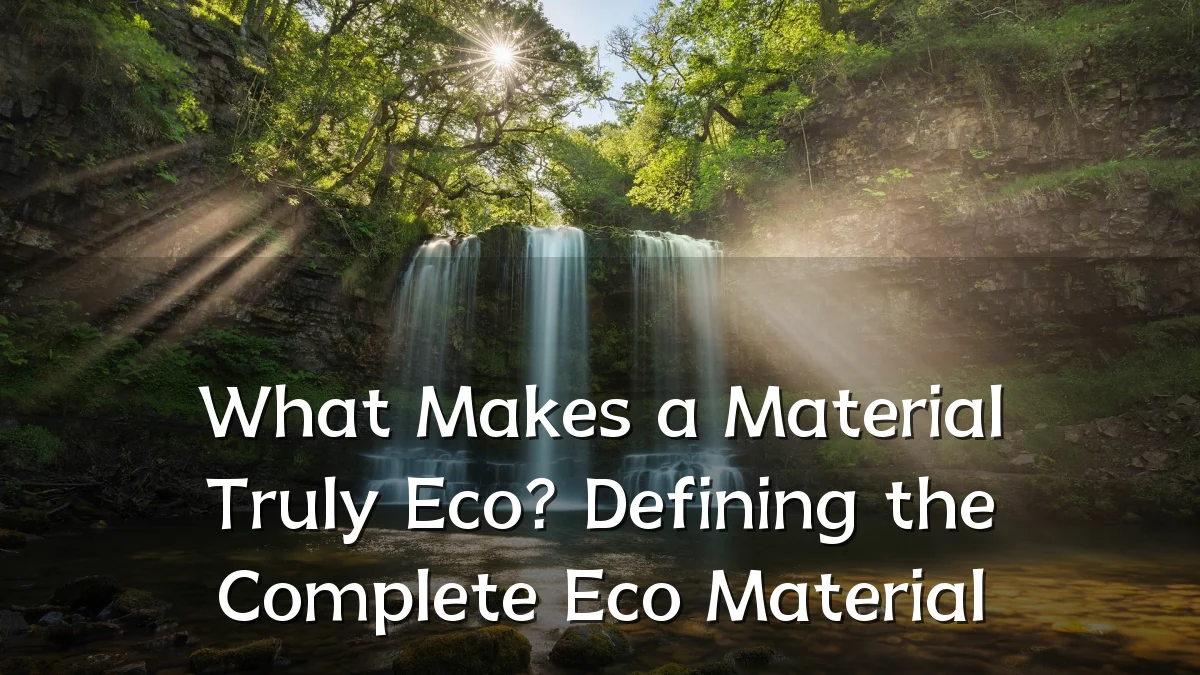 What Makes a Material Truly Eco? Defining the Complete Eco Material