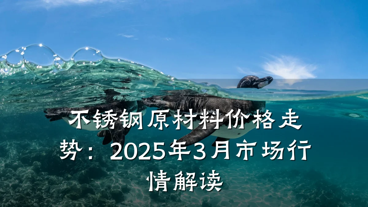 不锈钢原材料价格走势：2025年3月市场行情解读